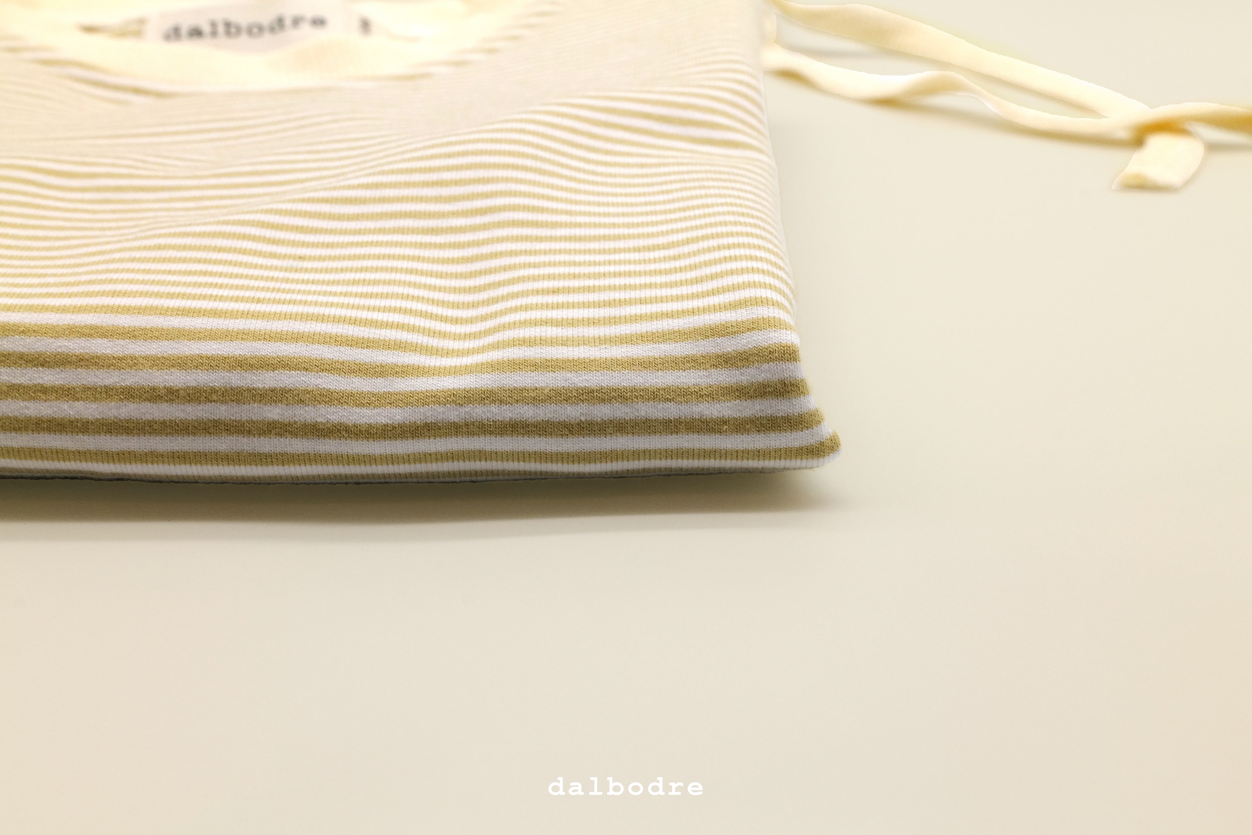 Striped Serenity Bodysuit and Bonnet Set