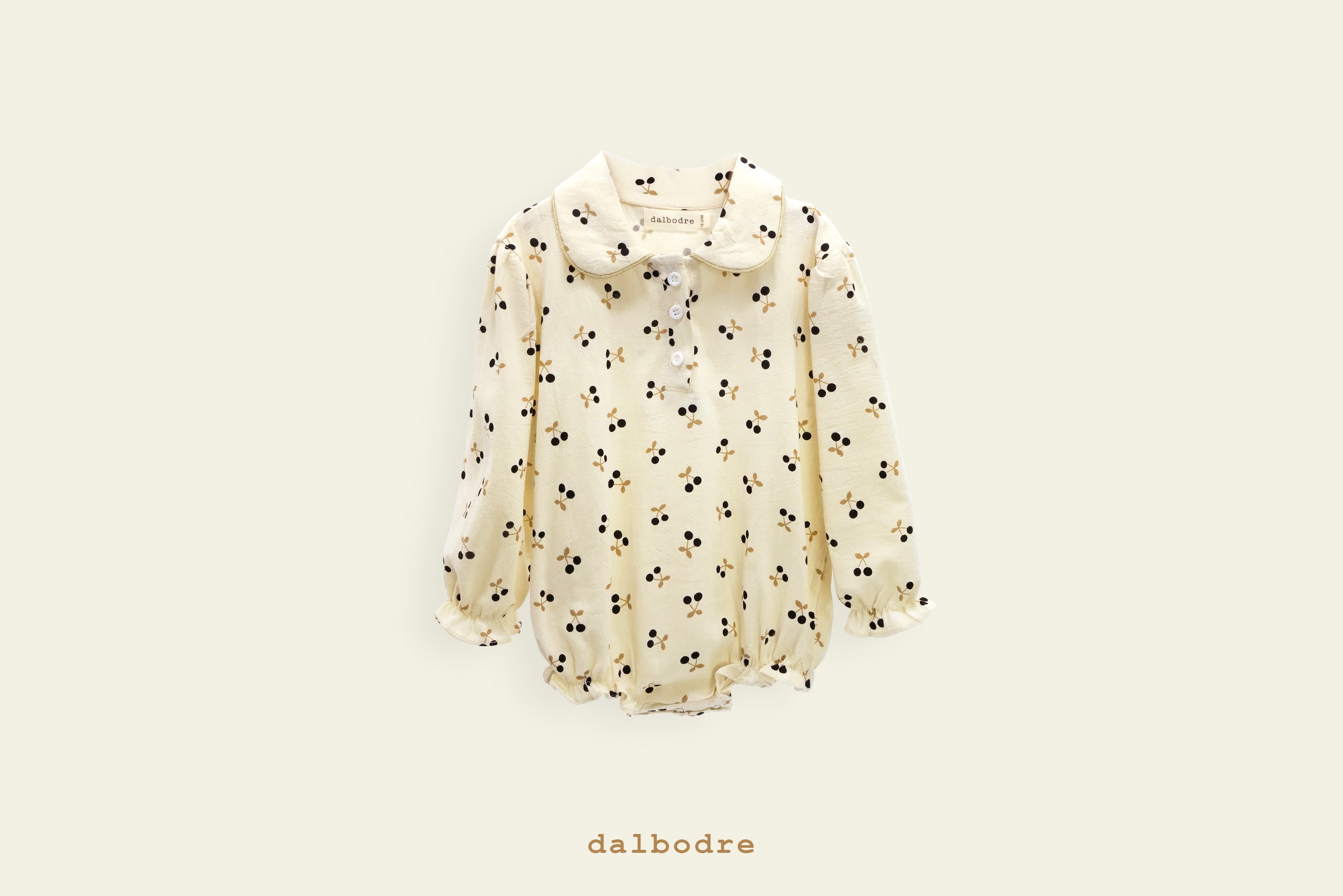 Cherry Dots Romper & Sun Hat Set