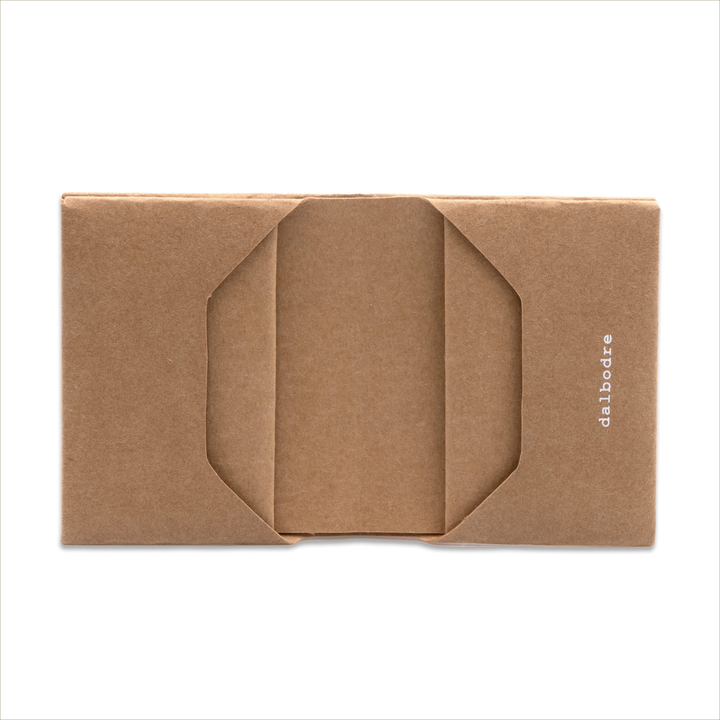 kraft card wallet - brown