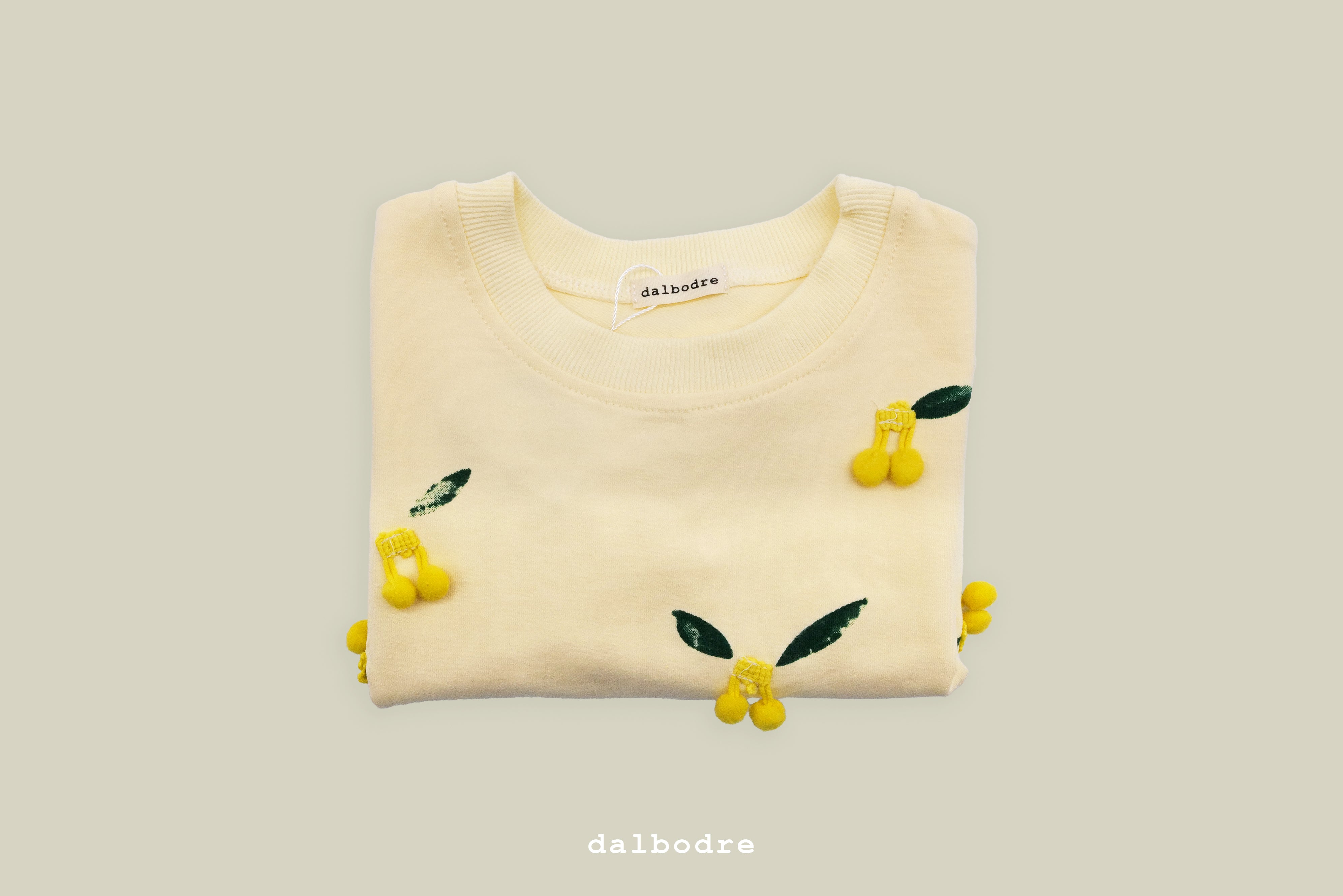 Lemon Embroidery Sweatshirt