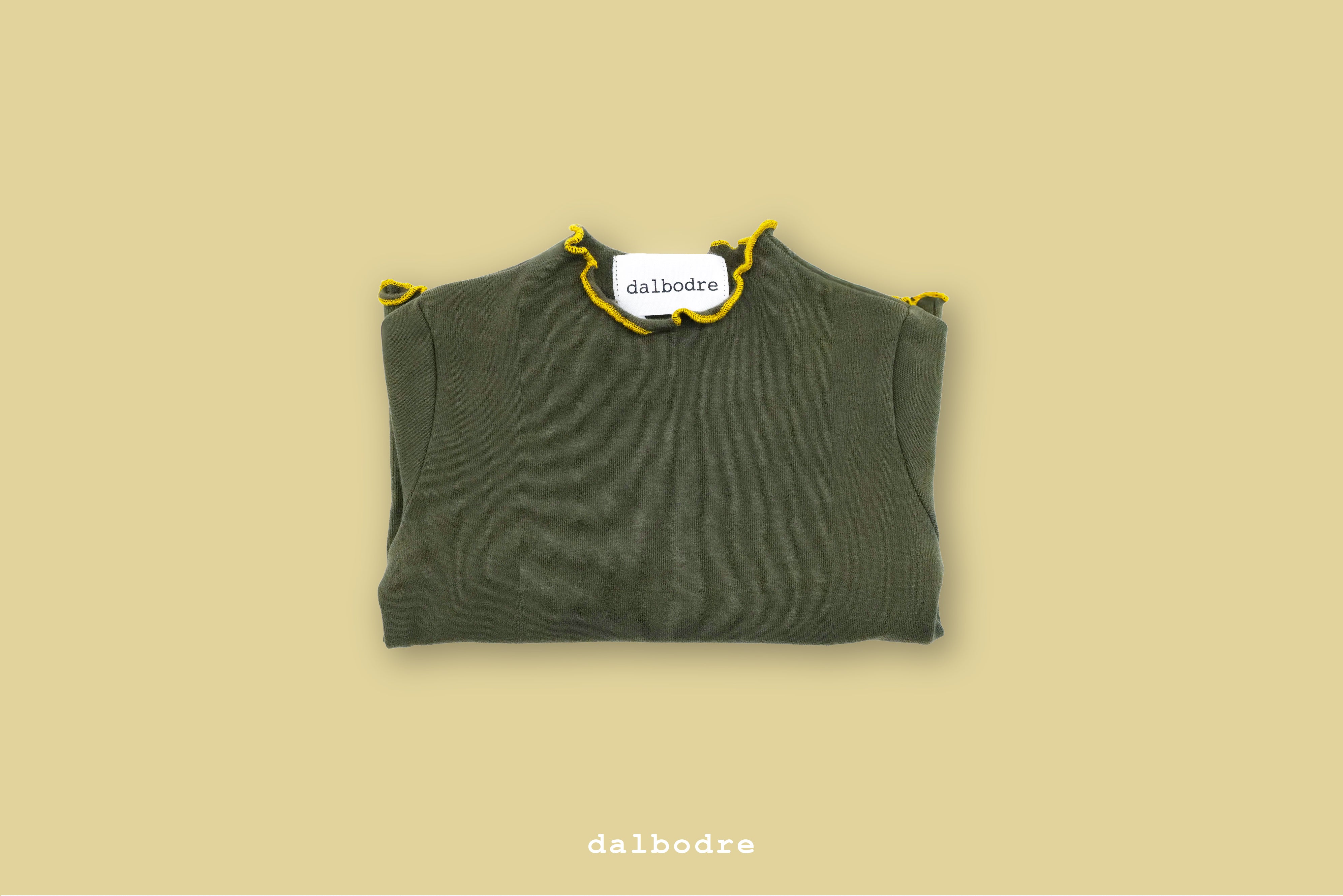 Olive Knit Long Sleeve Top