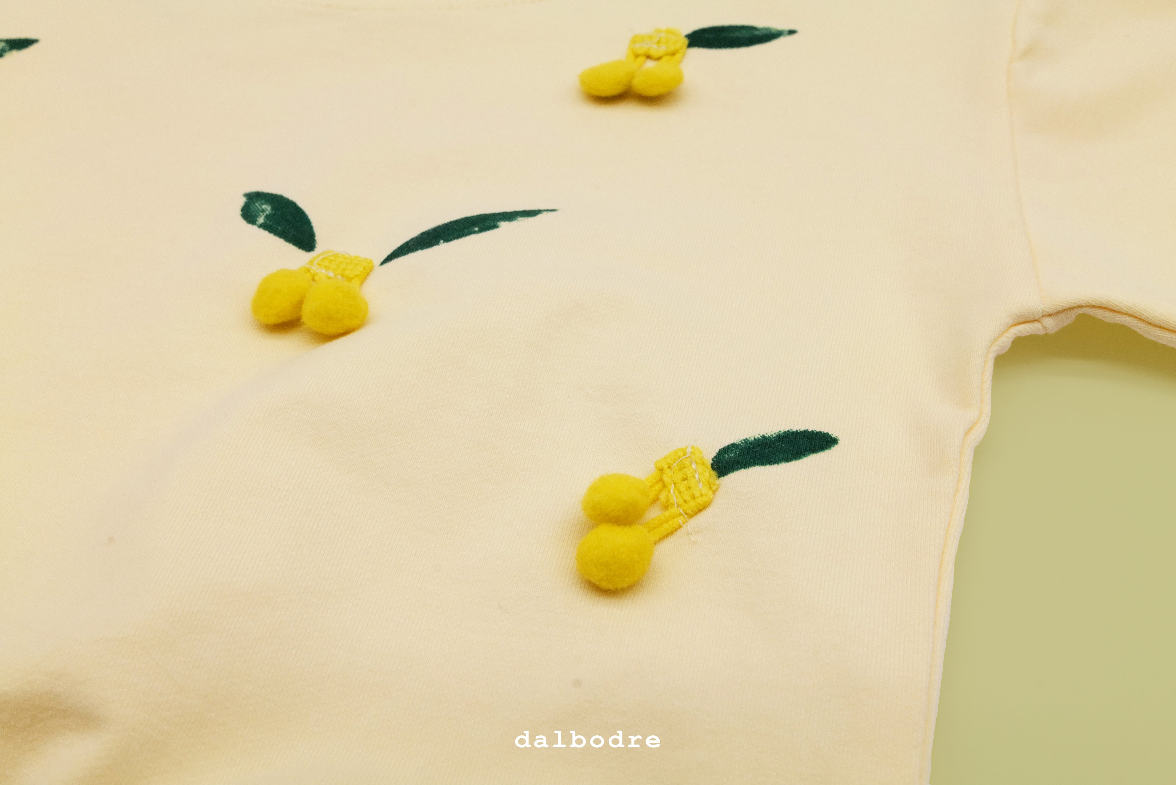 Lemon Embroidery Sweatshirt