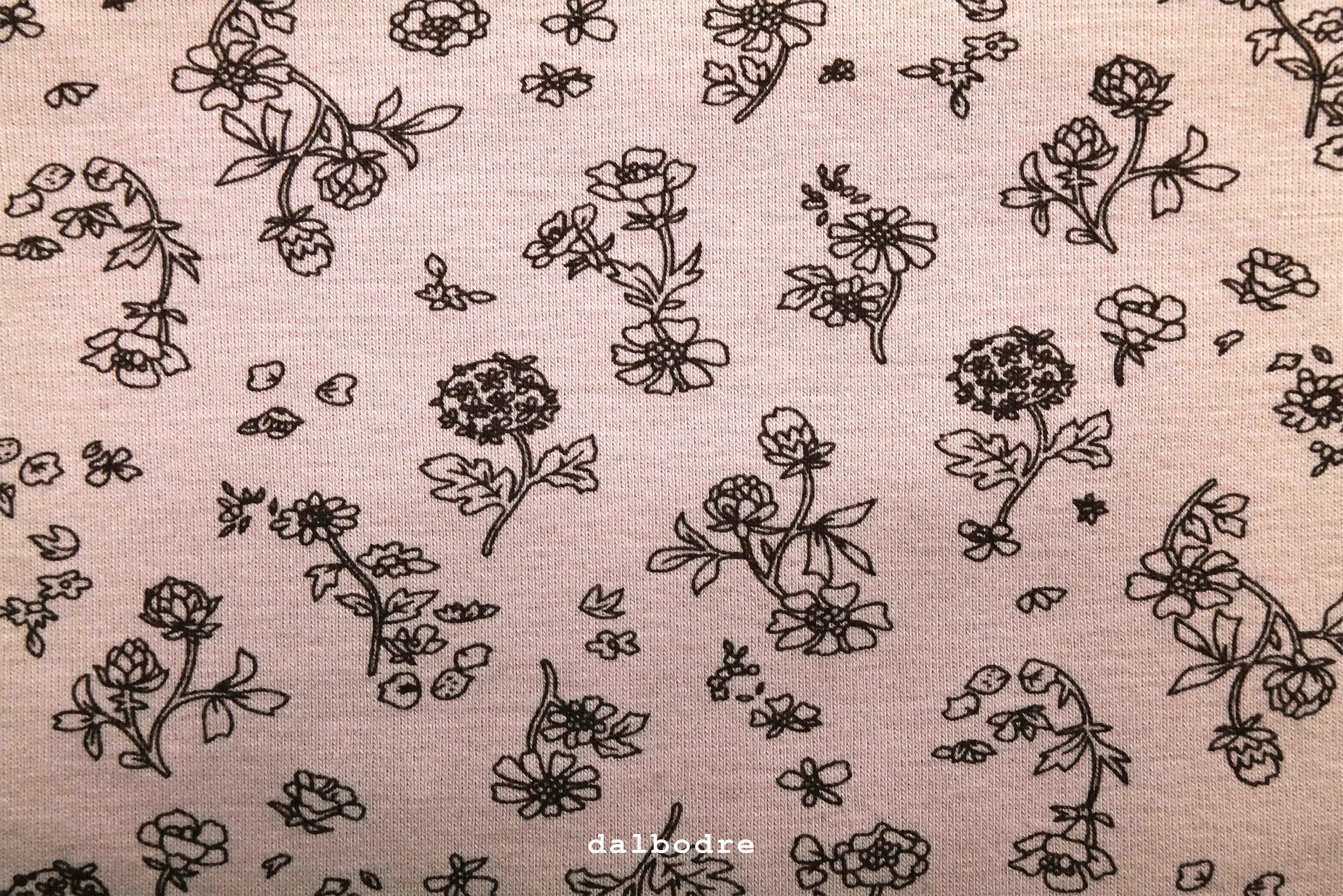 Floral Long-Sleeve Bodysuit and High-Waist Leggings Set