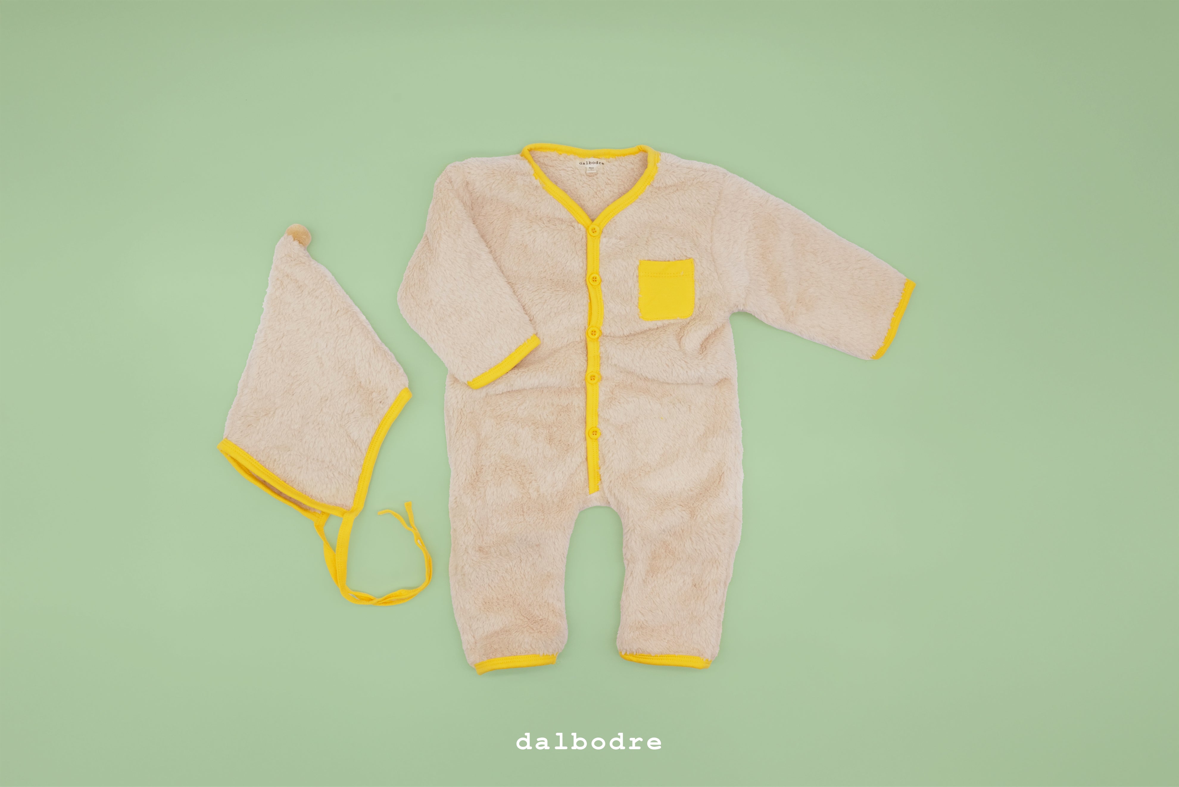 Cozy Sherpa Baby Set with Matching Hat