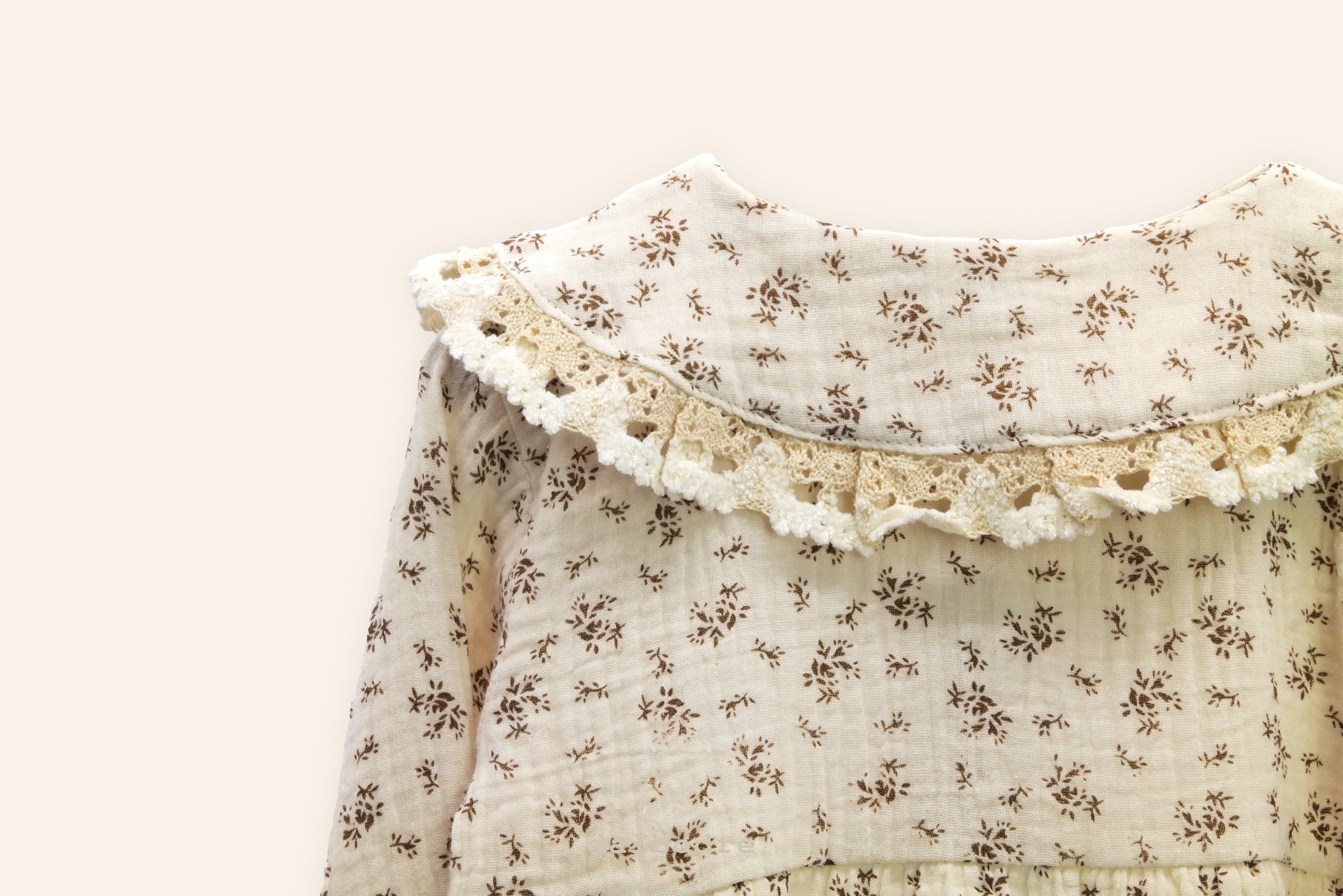 Vintage Lace Romper & Bonnet Set