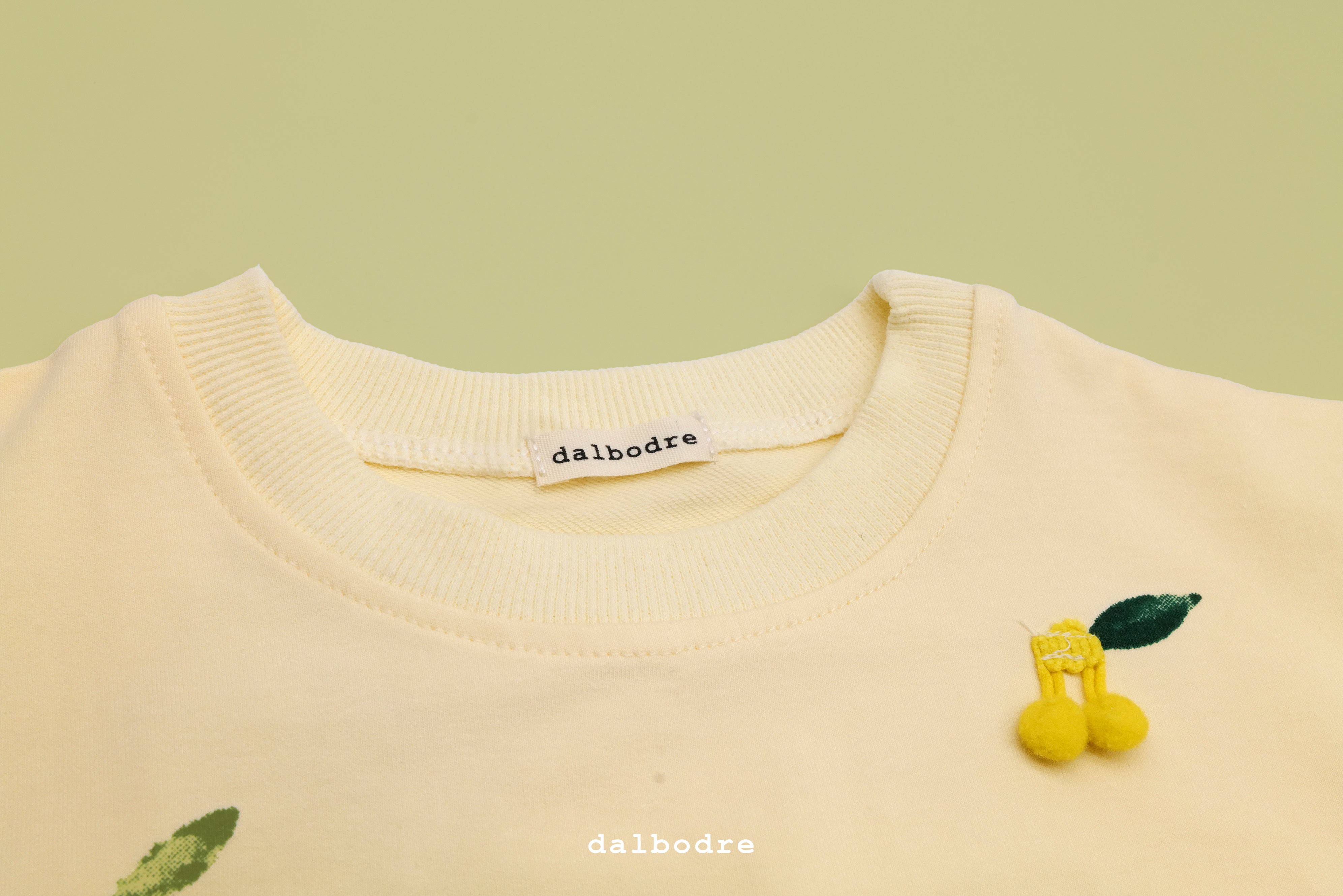 Lemon Embroidery Sweatshirt