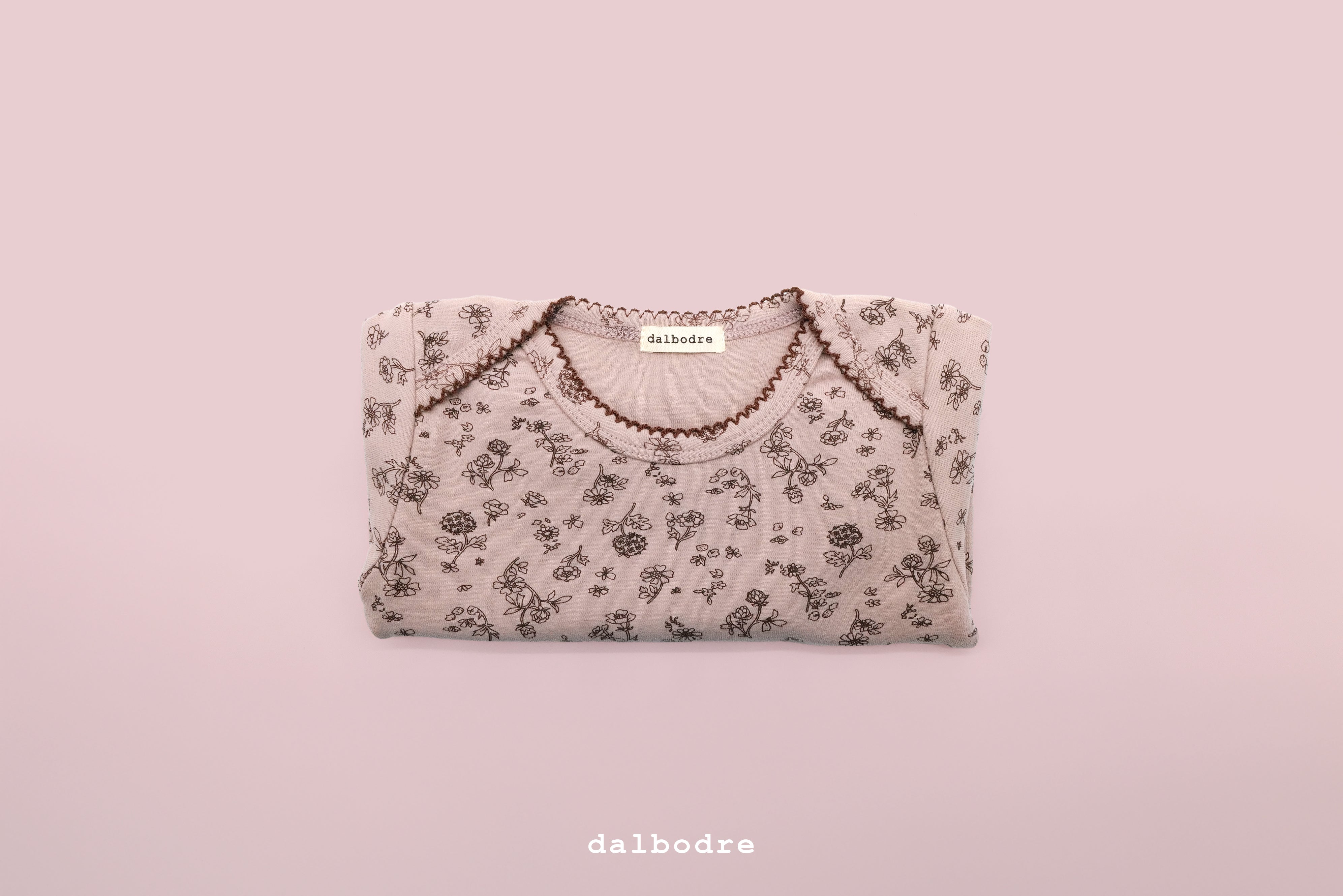 Floral Long-Sleeve Bodysuit and High-Waist Leggings Set