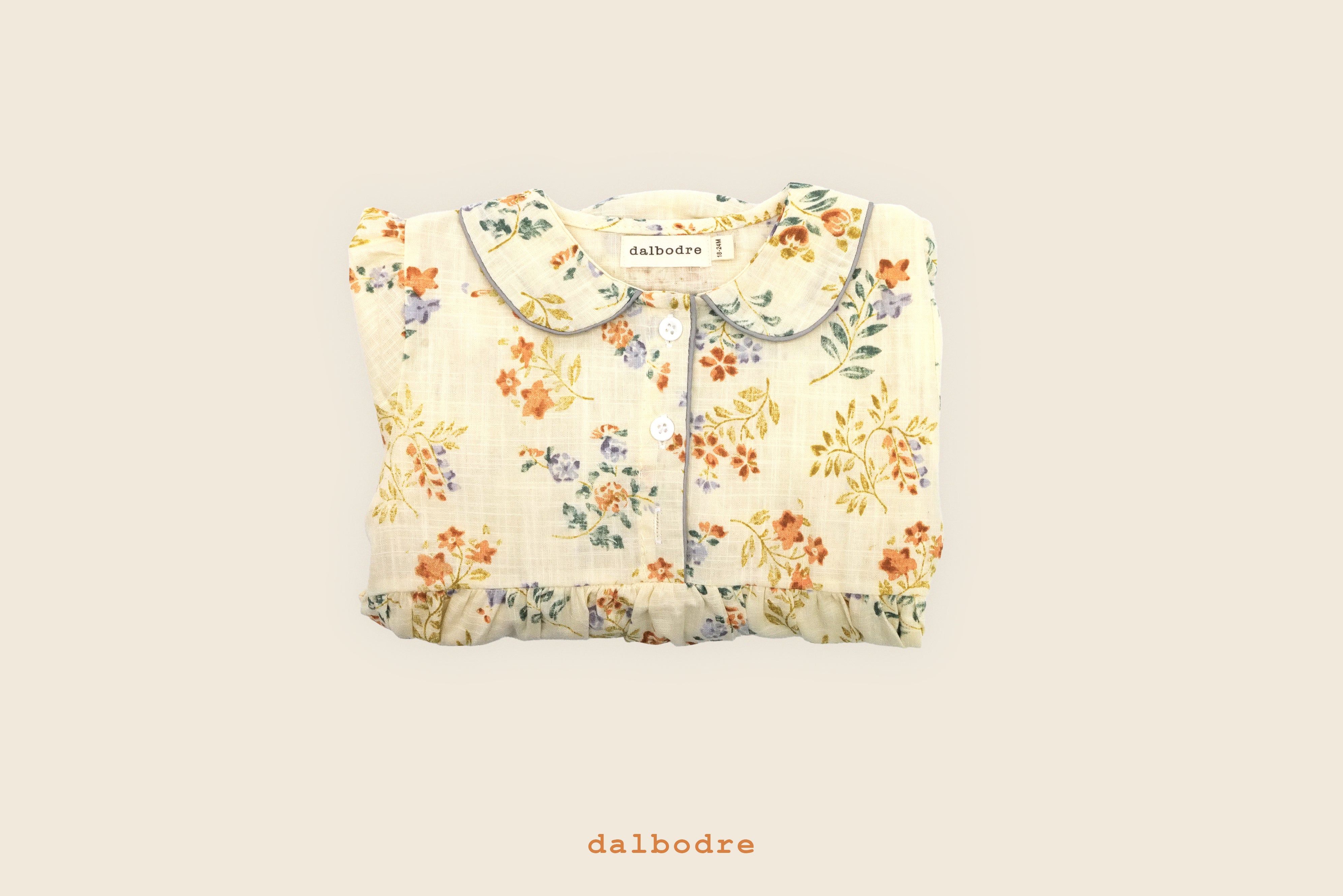 Conjunto de mono y sombrero para el sol Meadow Breeze