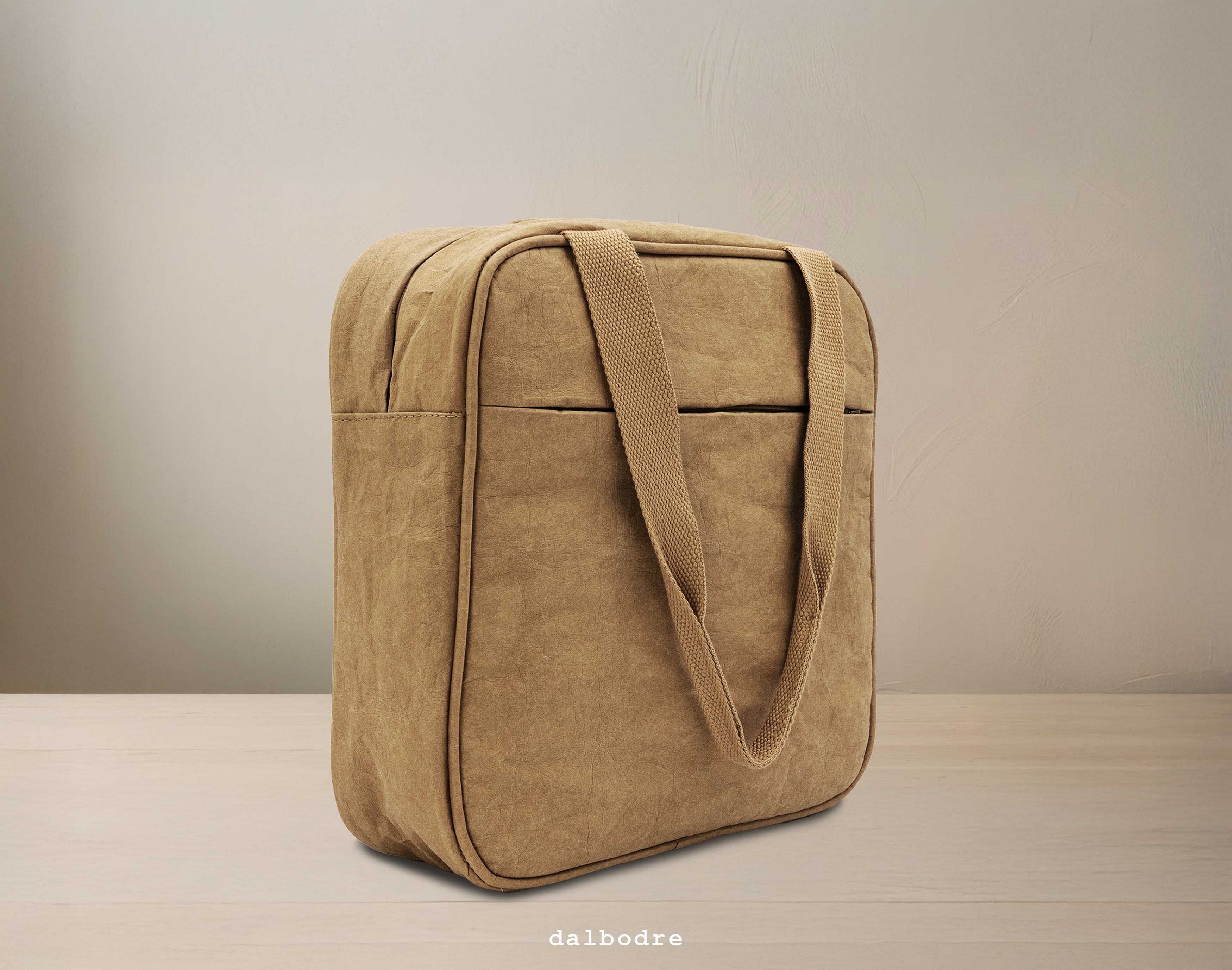 kraft diaper bag - brown medium