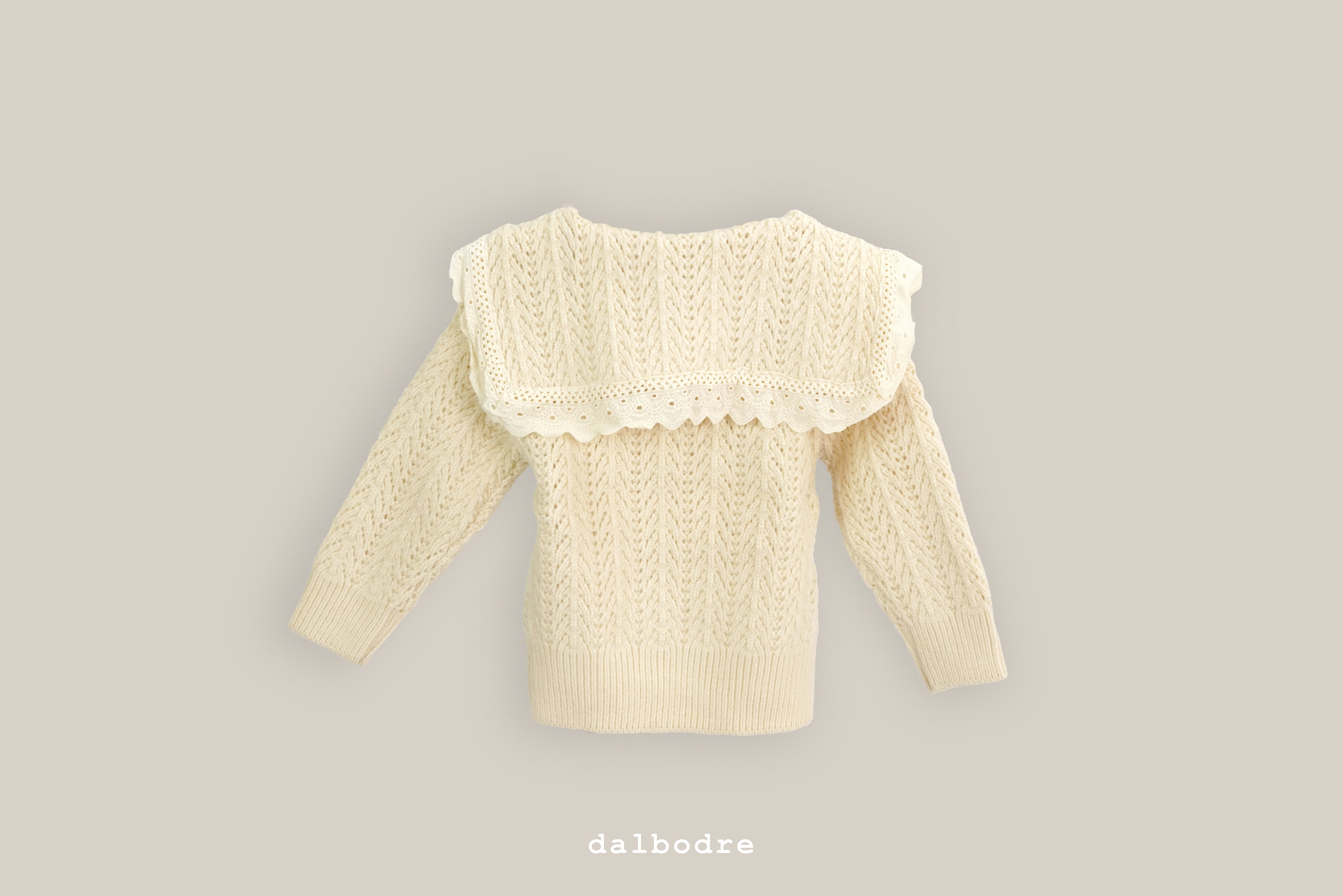 Lace Petal Knit Sweater