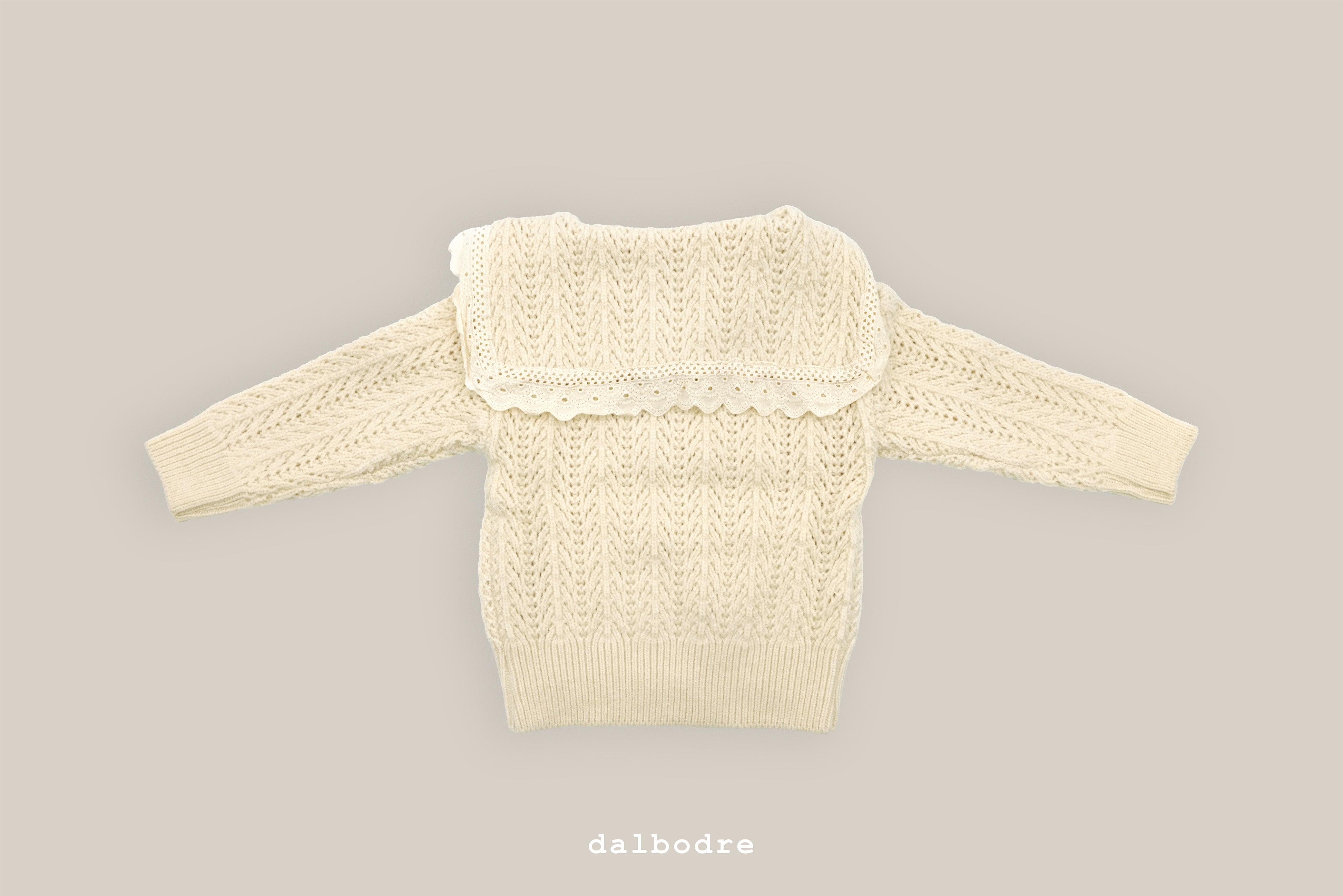 Lace Petal Knit Sweater