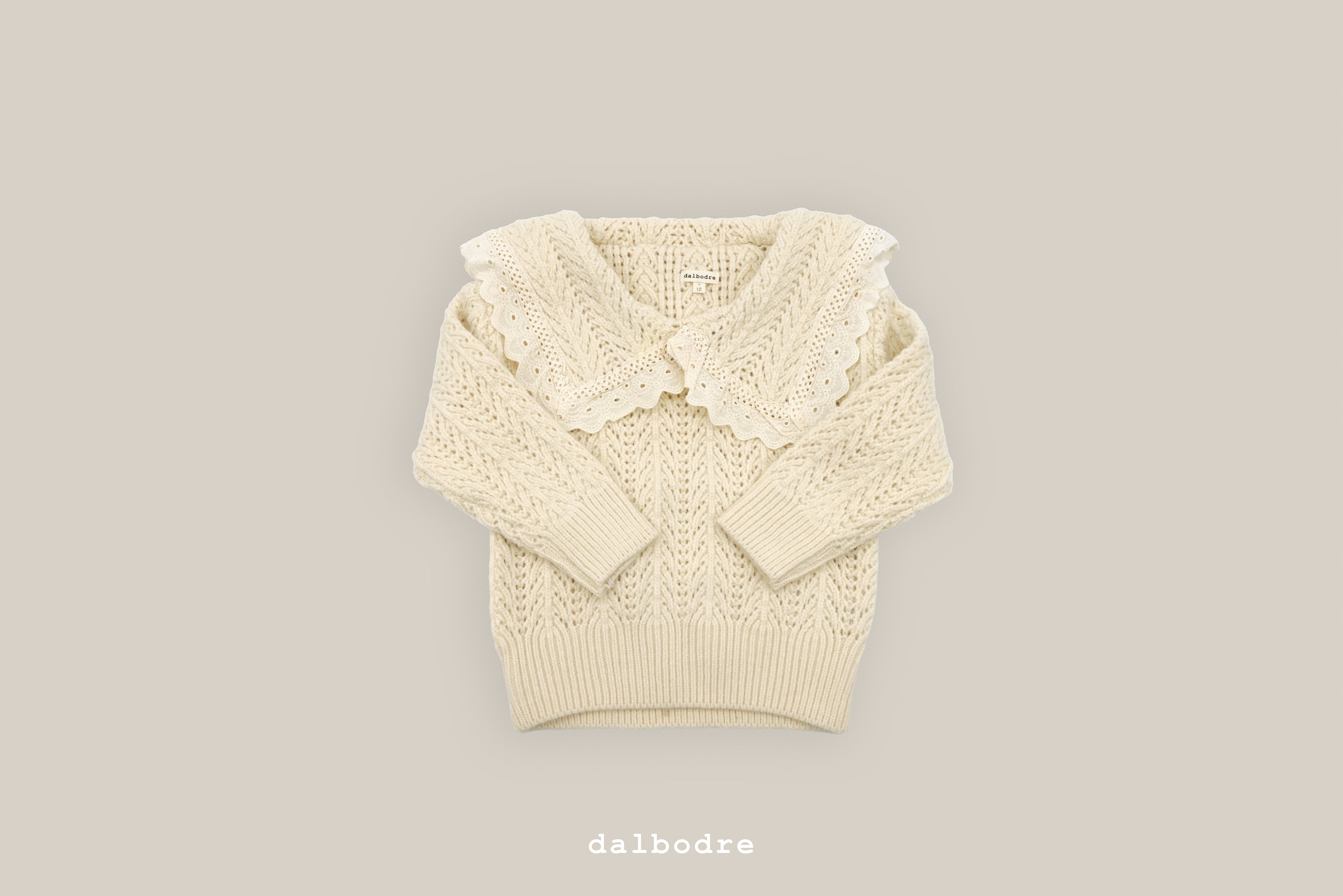 Lace Petal Knit Sweater