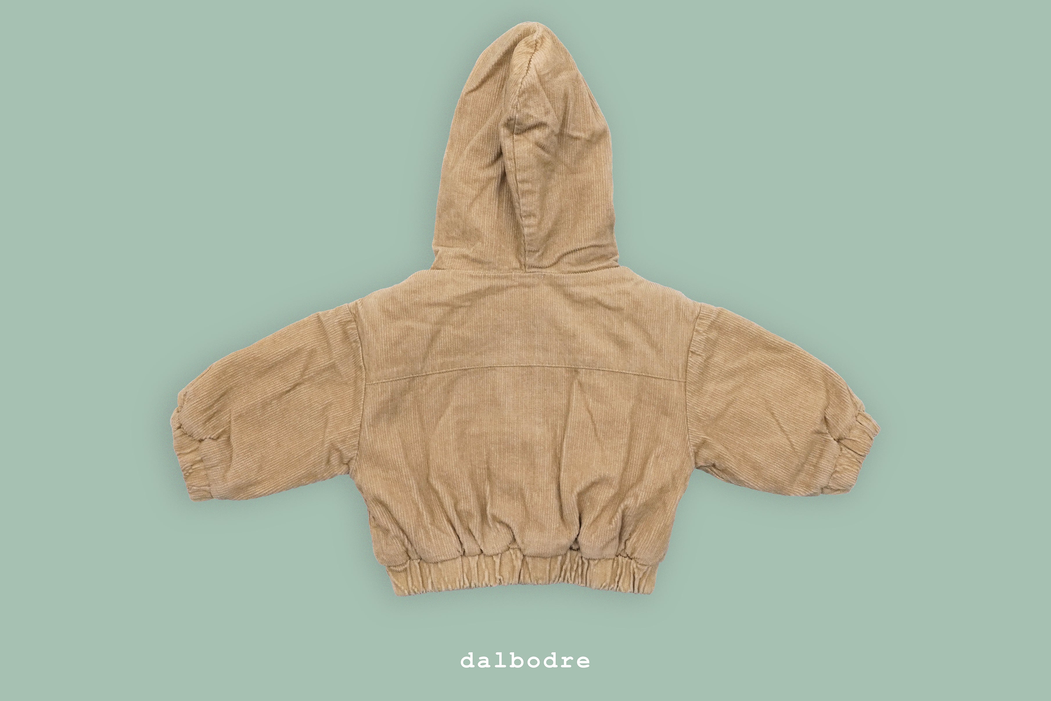 Chaqueta de pana acogedora con capucha