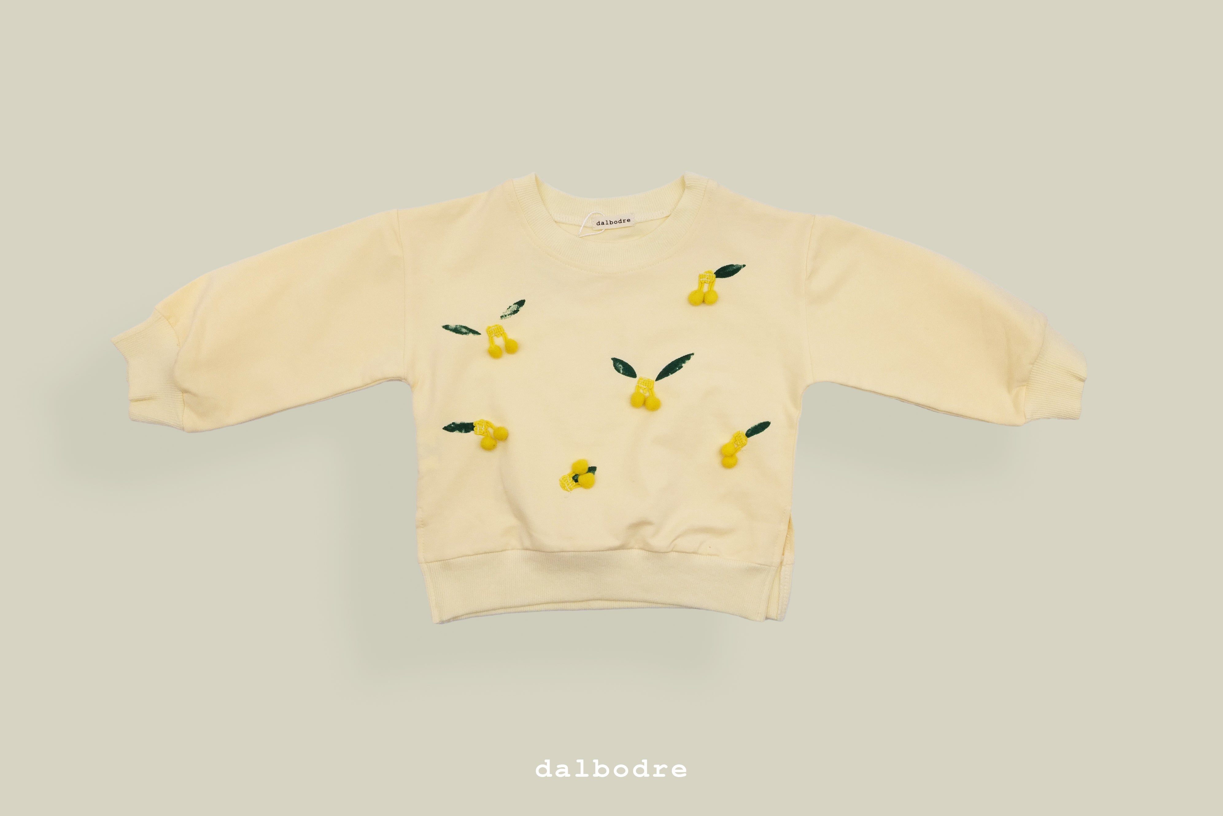 Lemon Embroidery Sweatshirt