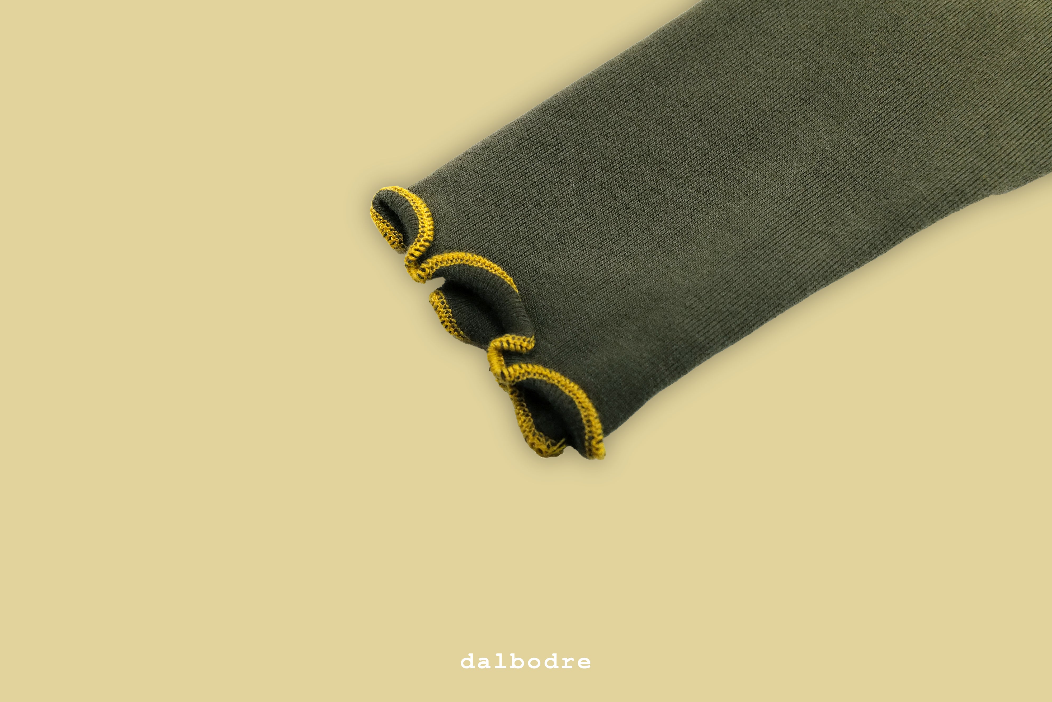 Olive Knit Long Sleeve Top