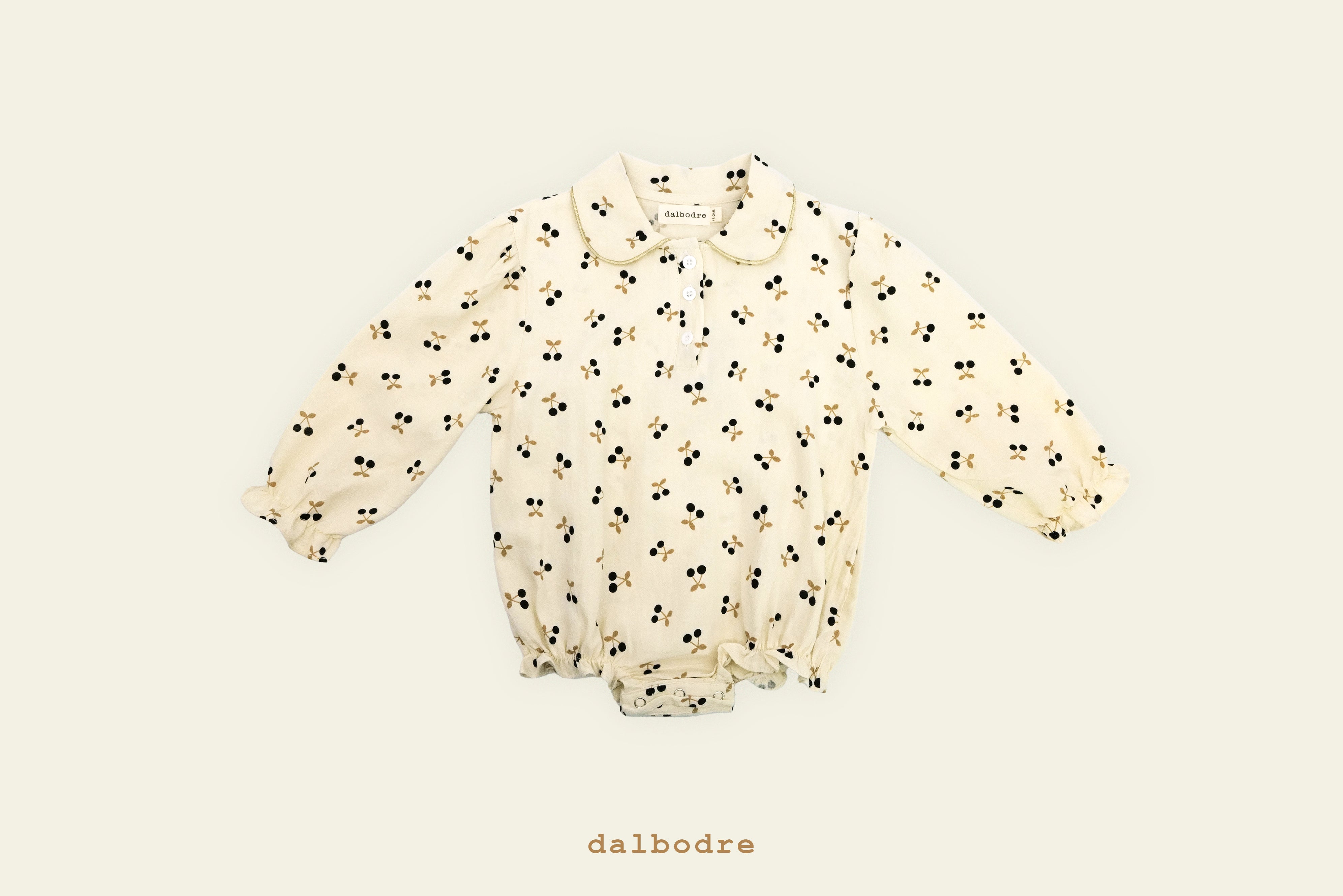 Cherry Dots Romper & Sun Hat Set