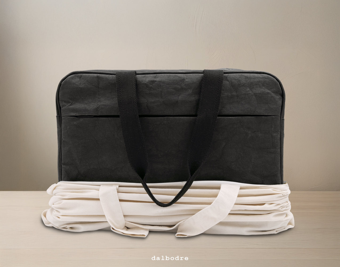 kraft diaper bag - graphite large