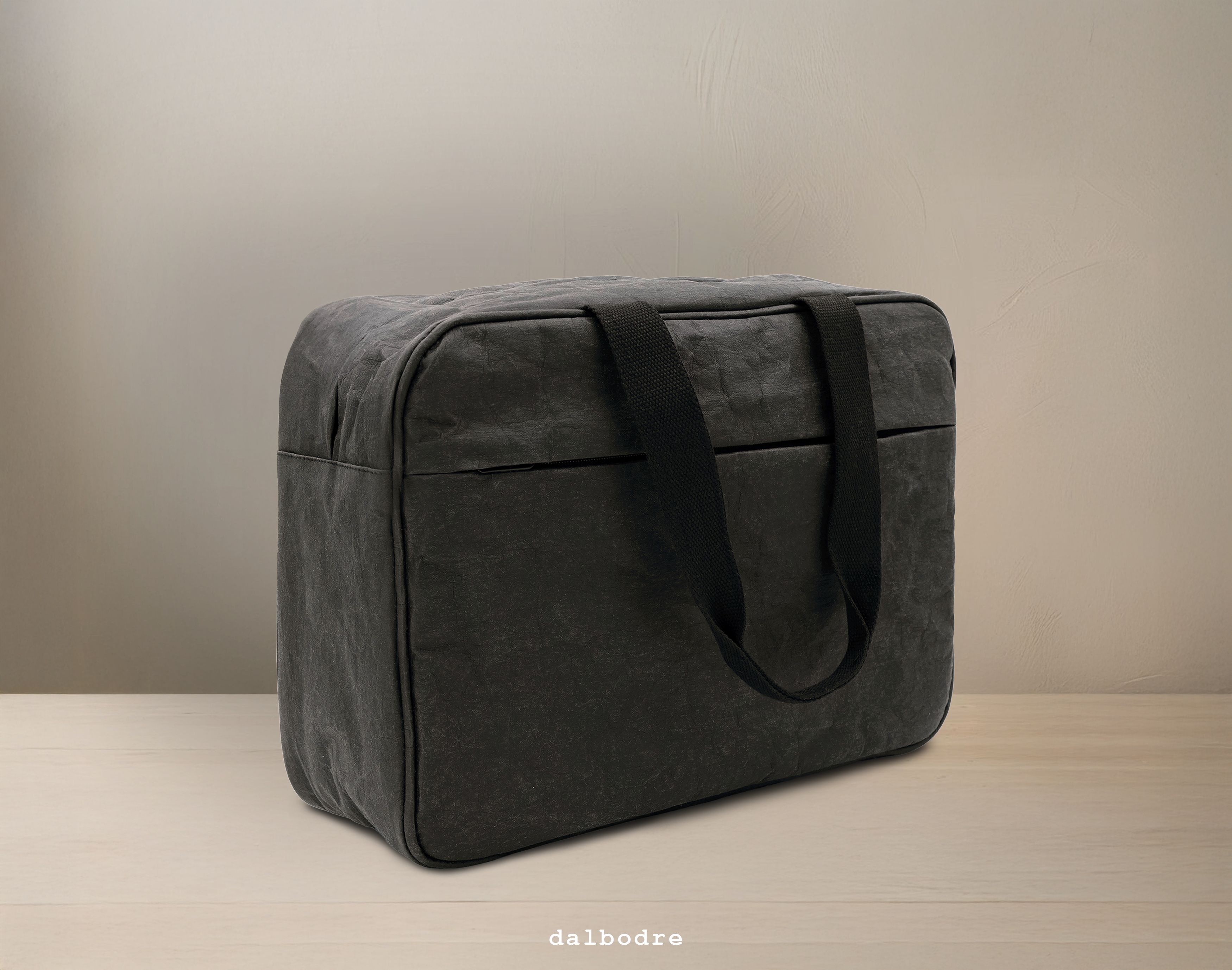 kraft diaper bag - graphite large