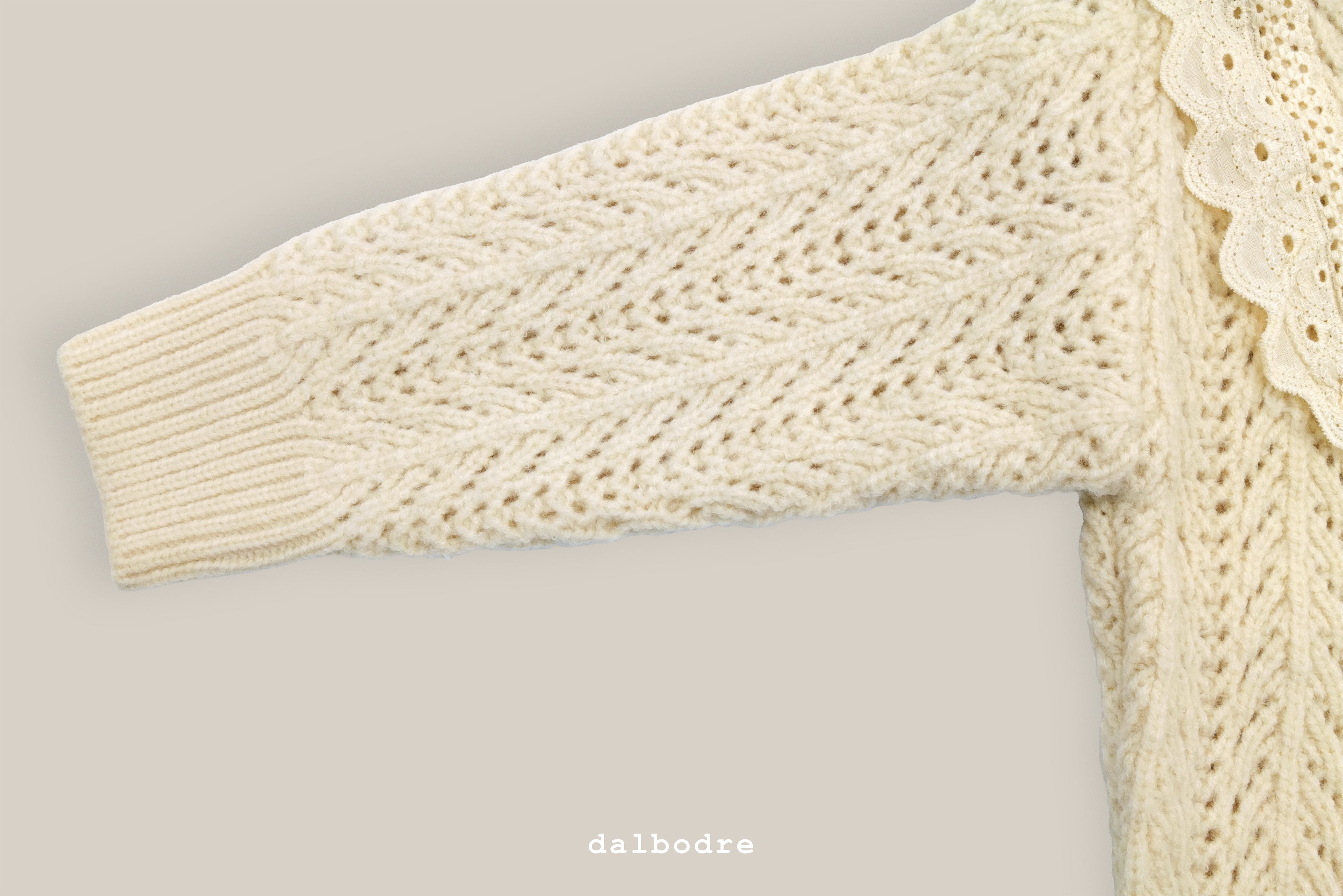 Lace Petal Knit Sweater