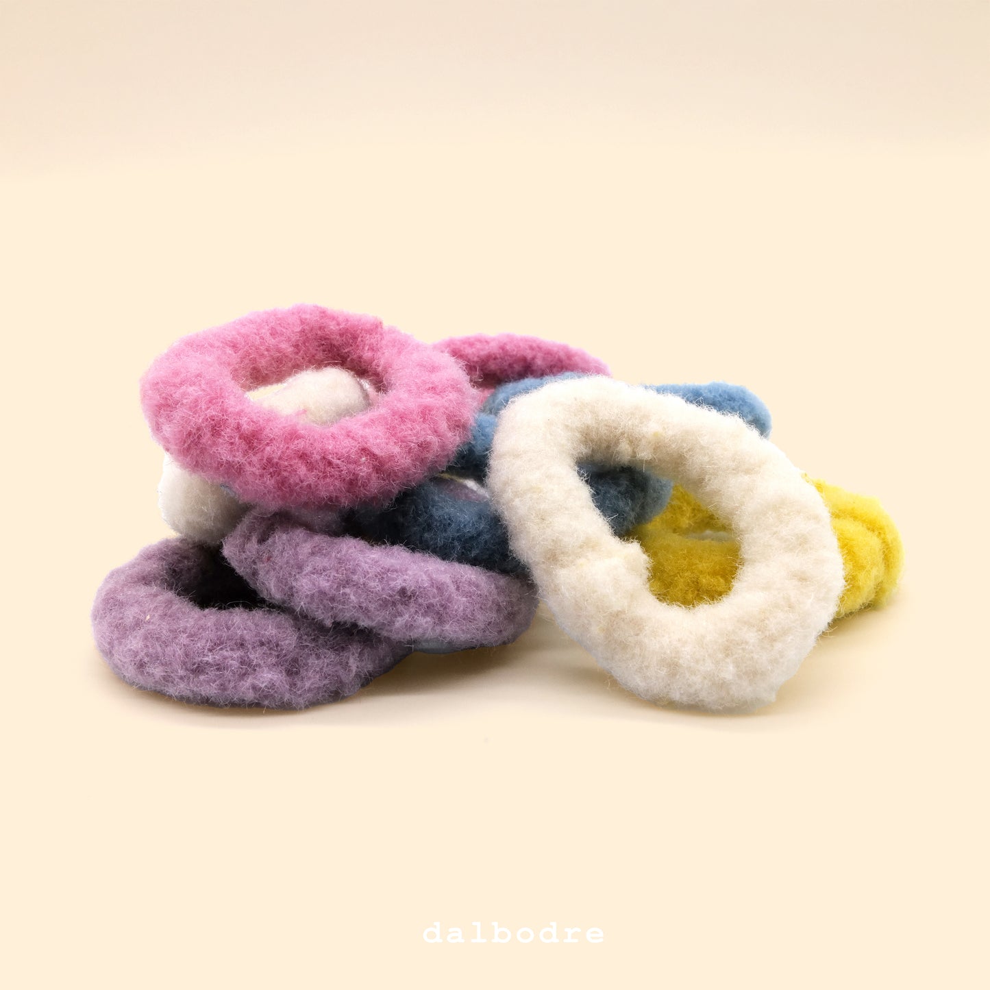 Kids' Fuzzy Hair Ties Set