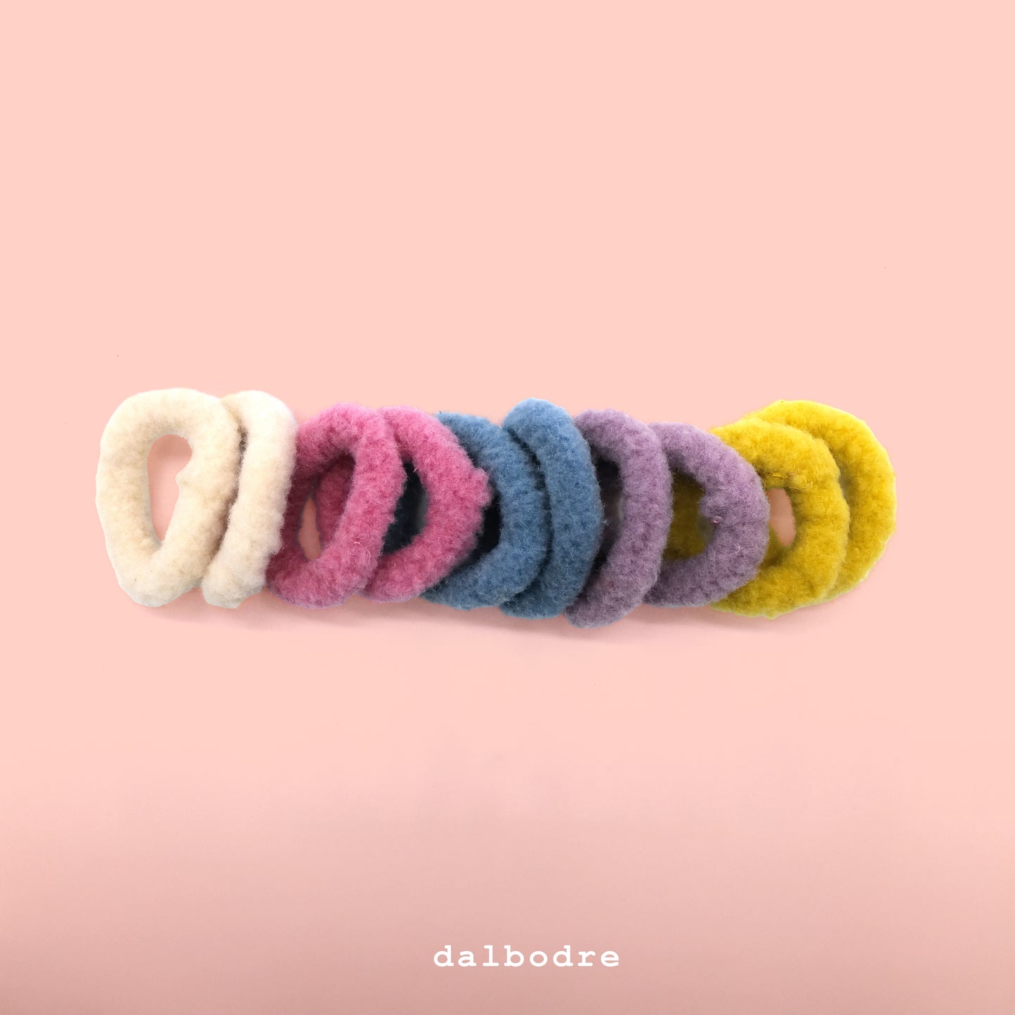 Kids' Fuzzy Hair Ties Set