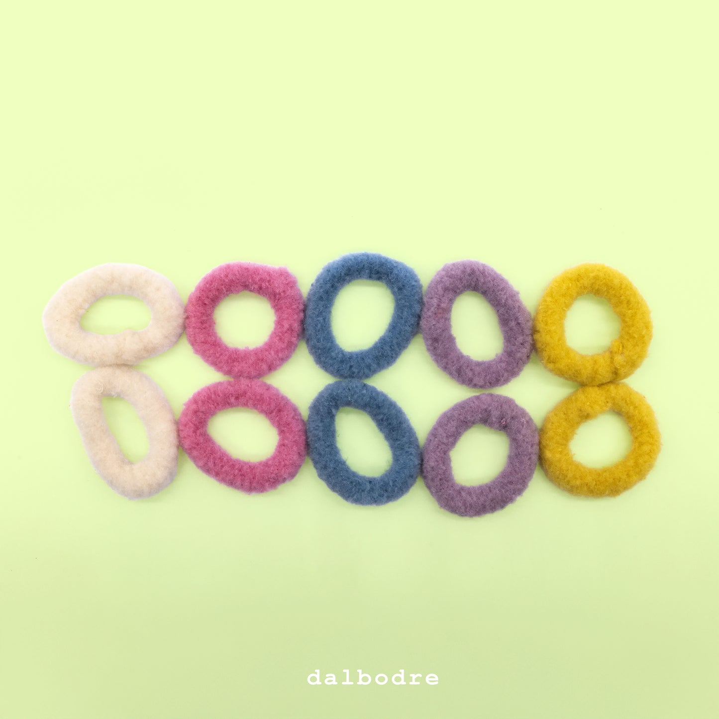 Kids' Fuzzy Hair Ties Set