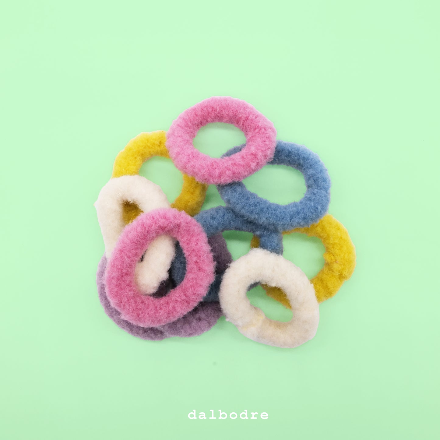 Kids' Fuzzy Hair Ties Set