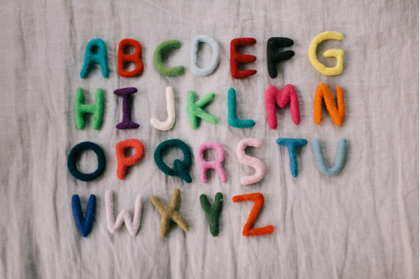 felt alphabet