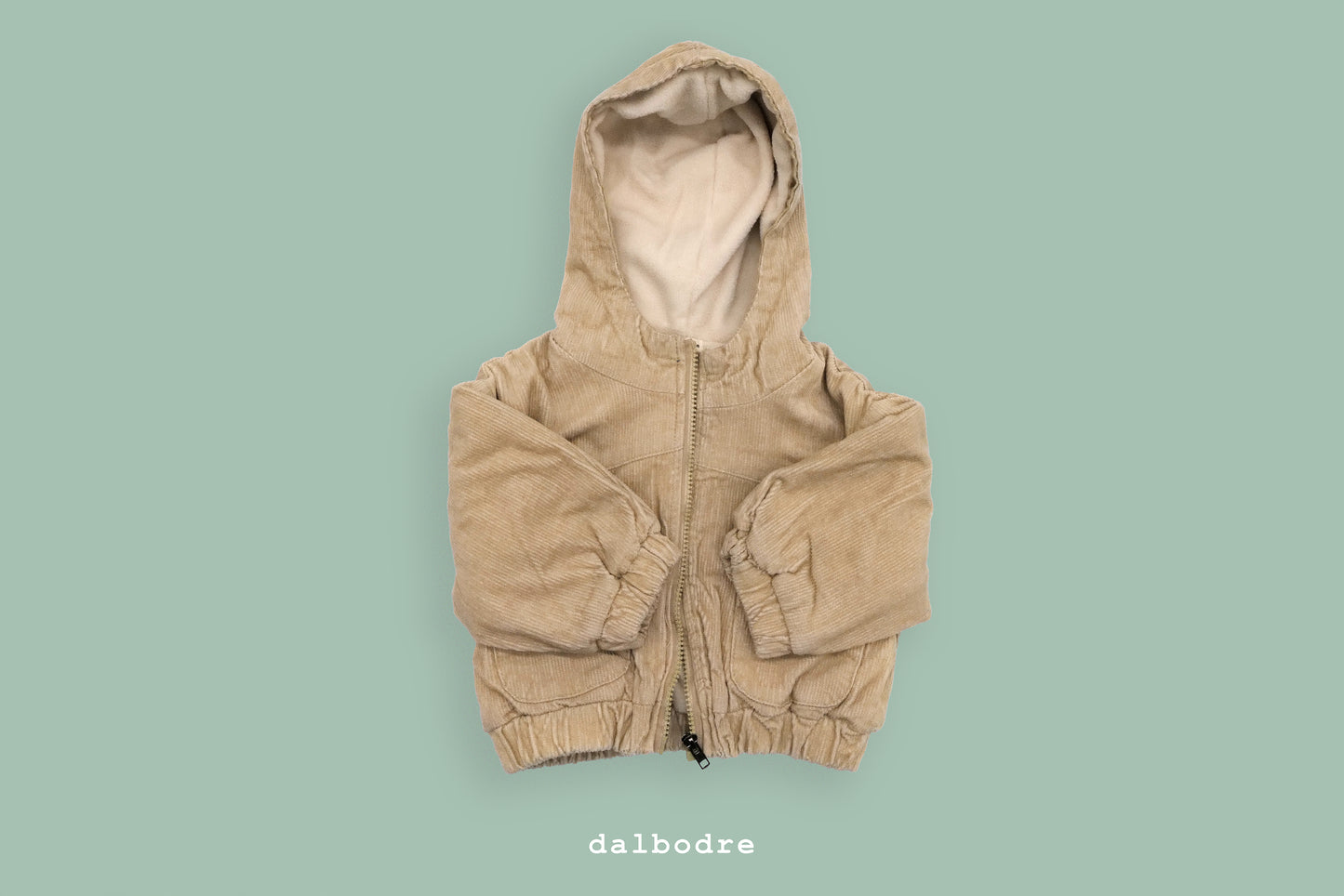 Corduroy Cozy Hooded Jacket