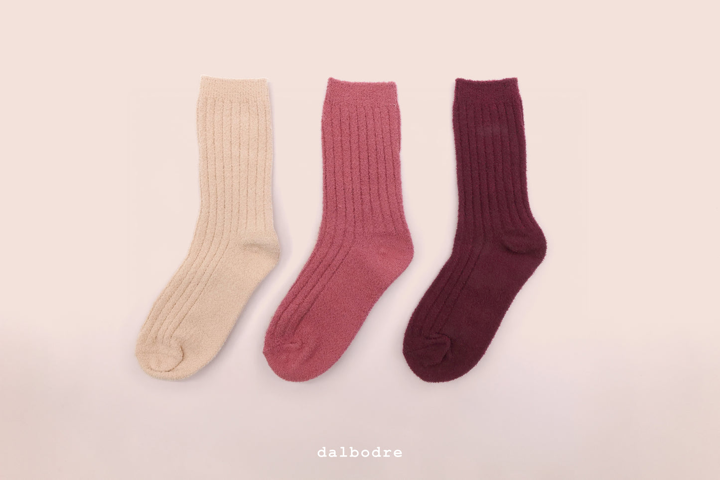 Cozy Ribbed Socks Collection Set of 3