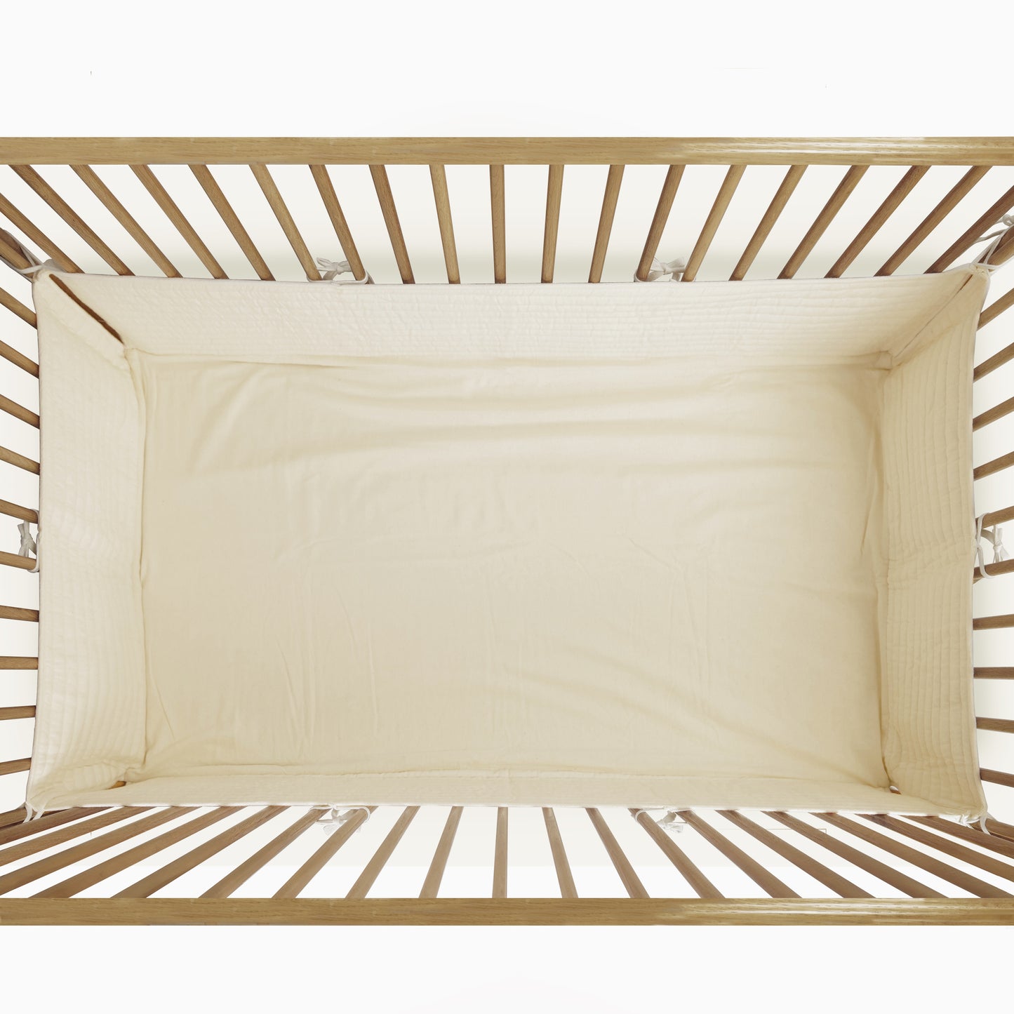 organic cotton crib bumper pad