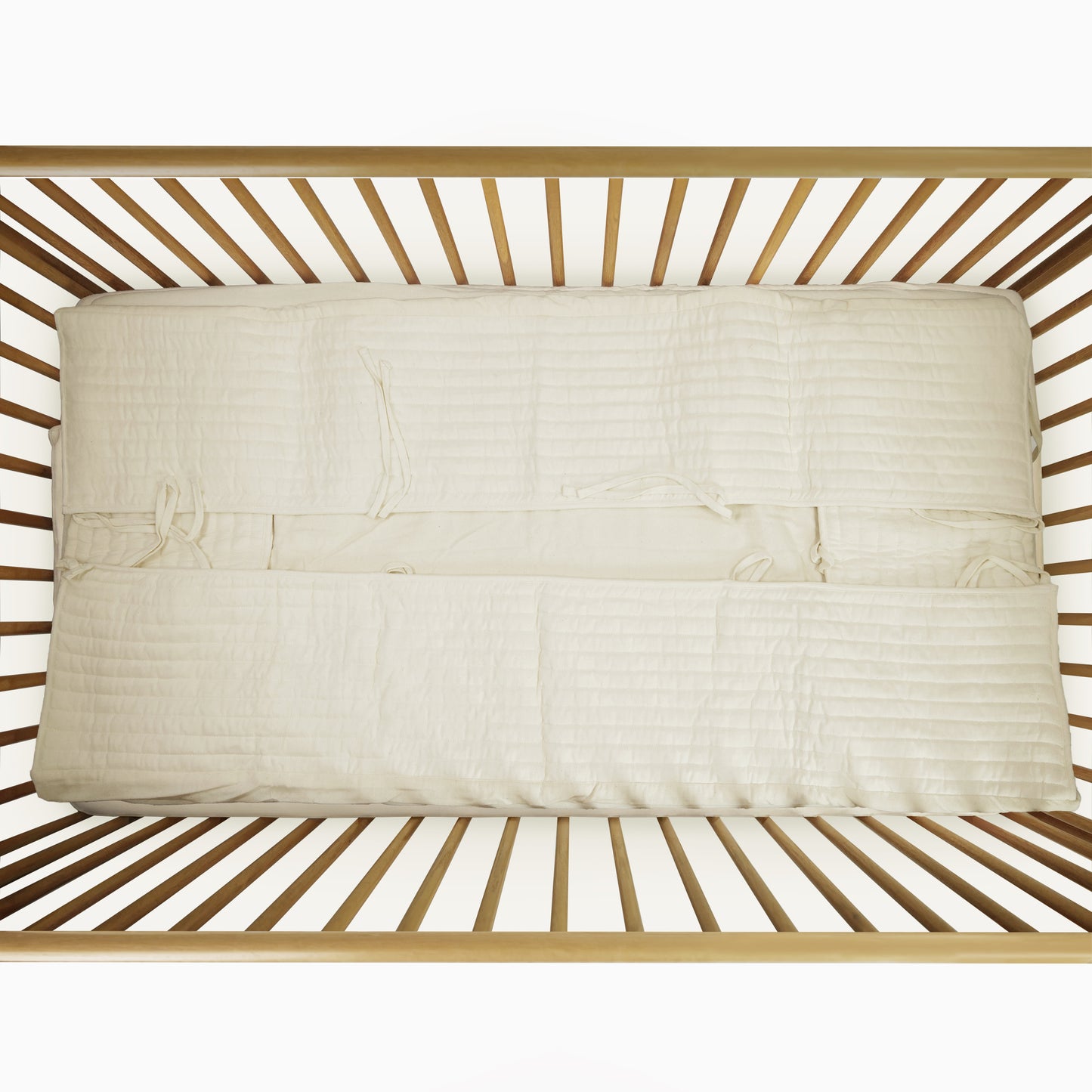 organic cotton crib bumper pad