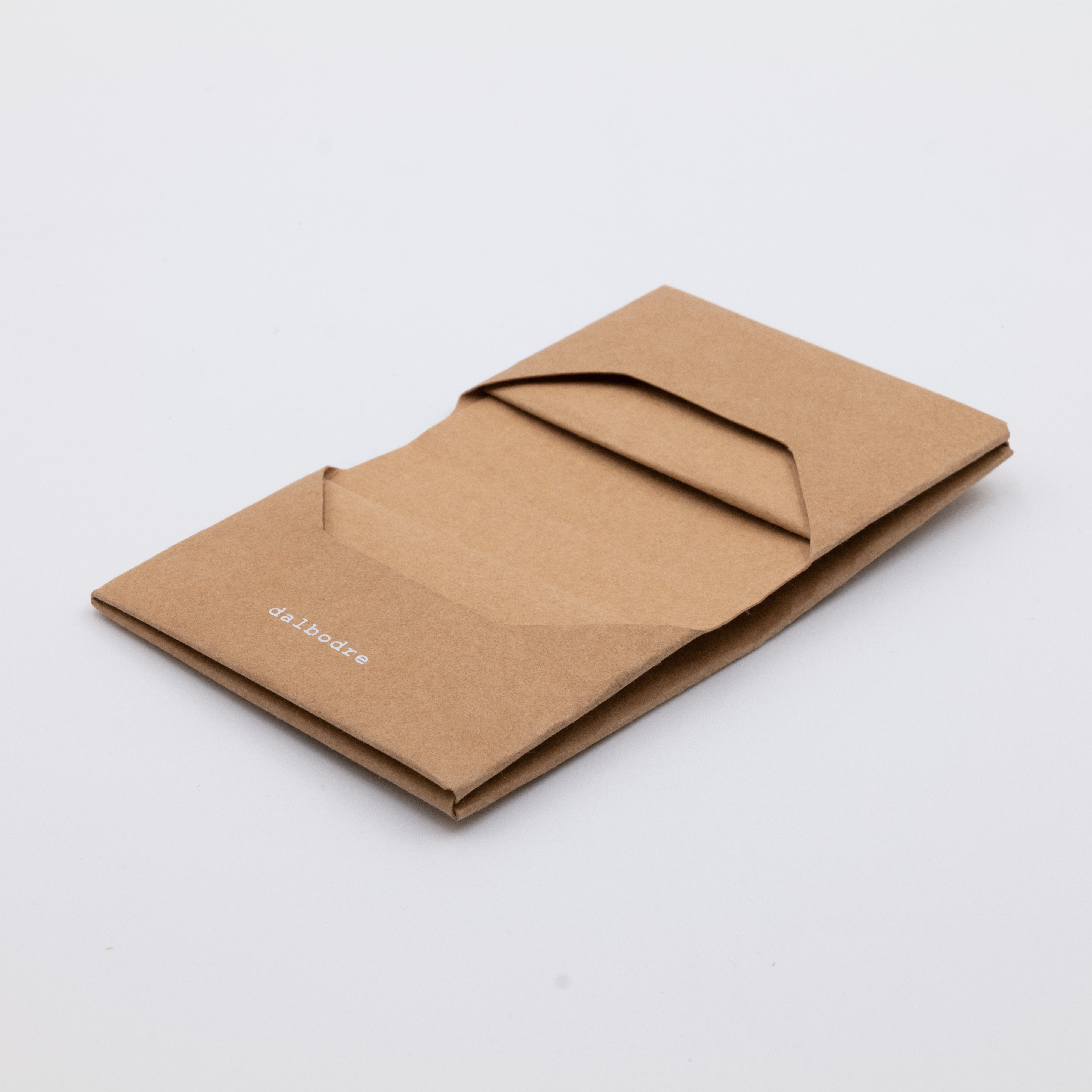 kraft card wallet - brown